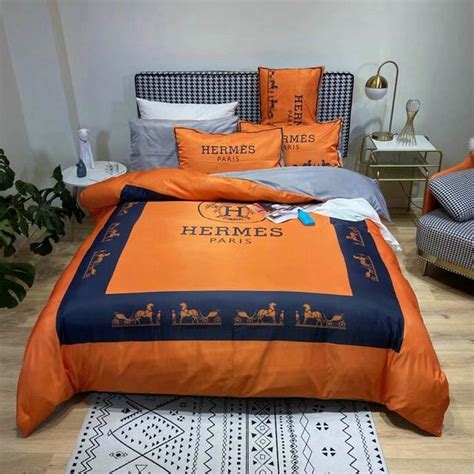 hermes bed sheets price|authentic hermes bedding.